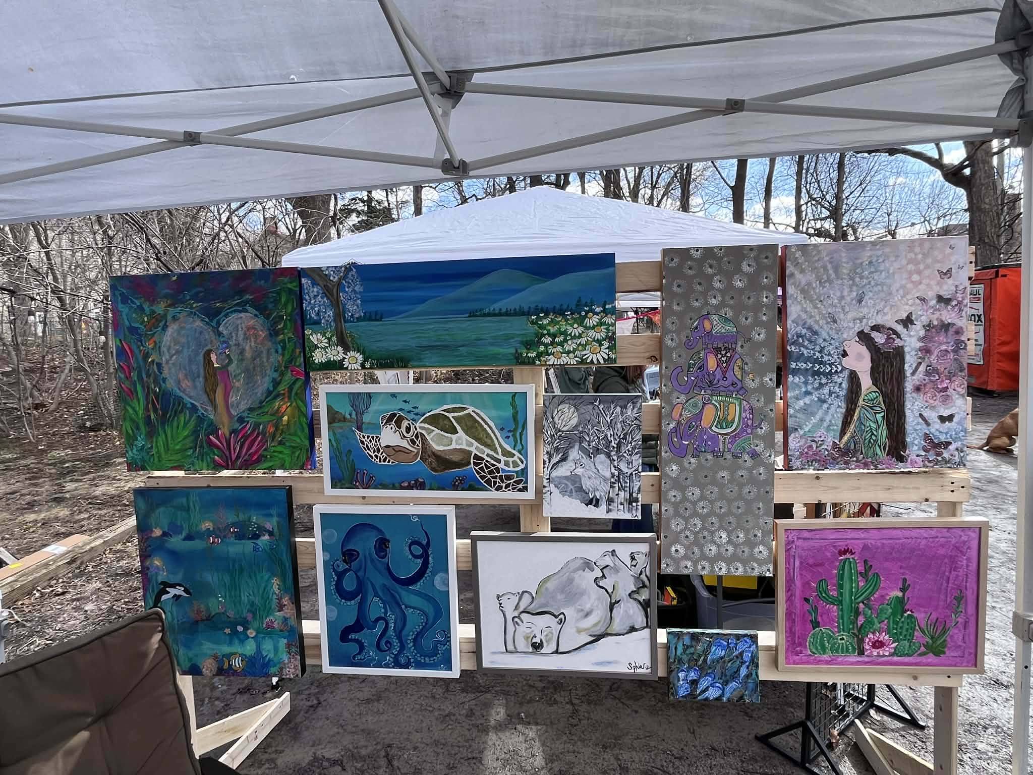 Toiles de Sophie Allan